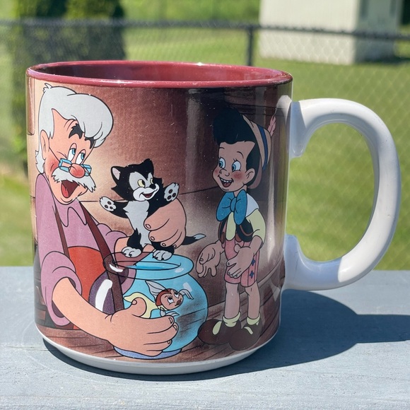 Disney Pinocchio Coffee Mug Made in Japan Vintage 1990’s. 3.5”x3.25” - Picture 1 of 9
